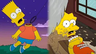The Simpsons - Bart and Lisa lose their heads 500% slower