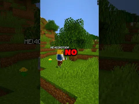 NO ROMPAS EL ÁRBOL… #minecraft #minecraftmemes #ahorts