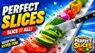 FERFECT SLICES GAMES LV25 #game #live #shorts