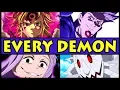 Every Demon RANKED from Weakest to Strongest Seven Deadly Sins Nanatsu no Taizai All Demons