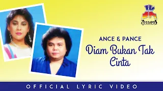 ance u0026 pance diam bukan tak cinta official lyric video 