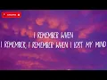 Natalie Jane - Crazy | I remember, I remember when I lost my mind (Lyrics)