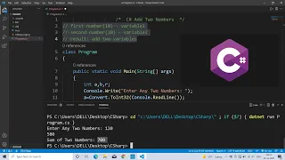 C - Add Two number Learn Coding