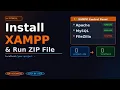 How to Install XAMPP Run a ZIP File Project on Localhost Step-by-Step for Beginners 2026