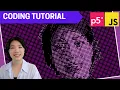 p5 js Coding Tutorial ASCII Text Images and s