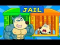 Download Lagu Healthy Food Prison vs Fast Food Prison🥦Who is stronger will escape from prison❤️Wolfoo and Friends!
