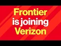 Introducing Frontier a Verizon Company NOT Using FiOS