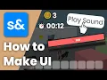 How to make UI in S box 2024 Vitals Healthbar Inventory Pause Menu