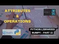 Python For Data Science 02 - Numpy Basics PART