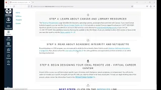 How to Set up Canvas and Navigate the Program - Self-Paced