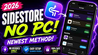 NEW Install SideStore WITHOUT a Computer on iPhone IOS 27