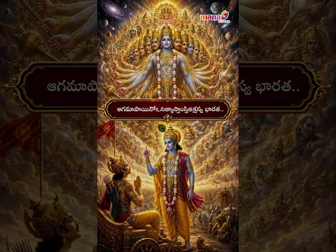 Stay Strong Through Hard Times | Bhagavad Gita 2.14 కష్టాల్లో స్థిరంగా ఉండు — భగవద్గీత #manatv