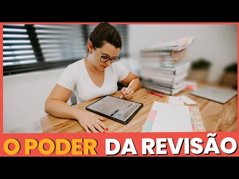 Vídeo: como encaixar a revisão no cronograma pra não esquecer perto da prova