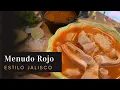 Homemade Jalisco-Style Menudo Traditional Flavor