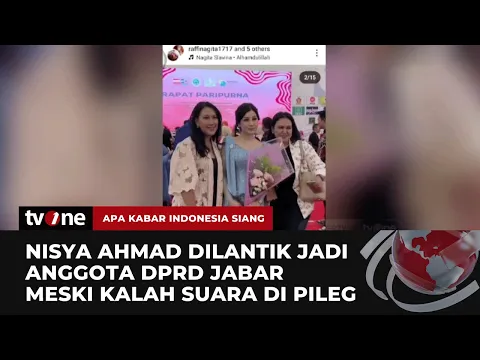 Walaupun Kalah Suara, Nisya Ahmad Tetap Resmi Dilantik Menjadi Anggota DPRD Jabar