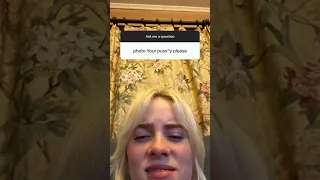 BillieEilish ask me a question Instagram Stories