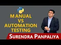Manual Vs Automation Testing Python for Automation Testing Software Testing