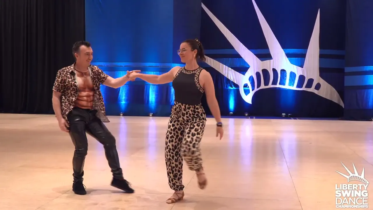 Liberty Swing 2025 Sophisticated Pro Am Routines Kevin Spahr with Isabelle Roy   4K