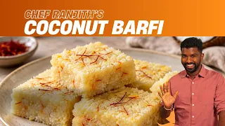 Easy Fresh Coconut Barfi Recipe | Quick Nariyal Barfi on Faber Inspiria Hob