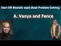 A Vanya and Fence Java