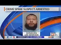 Man arrested after Champaign Co crime spree