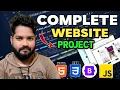 Built a Full Responsive Website Using HTML CSS Bootstrap Compel Website Project