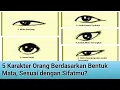 Download Lagu 5 Karakter Orang Berdasarkan Bentuk Mata, Sesuai dengan Sifatmu?@ZeroTV187 #karakter #manusia