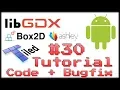 How to make your own 2D game 30 Code Bugfix Java LibGDX Box2D -light Ashley Tiled