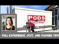 PODS REVIEW PODS Moving Cross-Country Experience I Cost Tips 4 packing your PODS Container