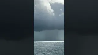 A GNARLY STORM hit us sailing the Bahamas!! #waves #storm #ocean