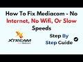How To Fix Mediacom - No Internet No Wifi Or Slow Speeds