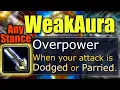 Overpower WeakAura Upgraded All Stances Taste for Blood WeakAura WotLK classic