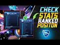 How to Check Your Stats Rank and Leaderboard in Rocket League on PC See Stats in Rocket League