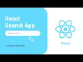 React Search with Hooks and ContextAPI