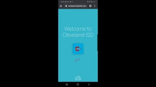 Accessing C I S D ClassLink on your phone using Google Chrome - English