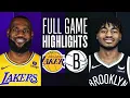 LAKERS at NETS FULL GAME HIGHLIGHTS March 31 2024