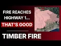 Timber Fire Update Forecast Big Sur CA