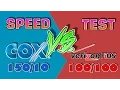 Verizon Fios vs Cox Internet Speed Test