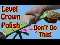 Don t Do This When You Level Guitar Frets How to Level Crown and Polish Guitar Frets On a Les Paul