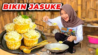 TANTANG BIKIN JAGUNG SUSU KEJU !! JASUKE TARIK MOZZARELLA !!!