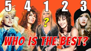 the greatest female rock legends of the 70s and 80s ranked 
