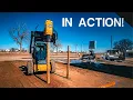The Montana Post Driver 750R Demo More Reliable Faster Safer