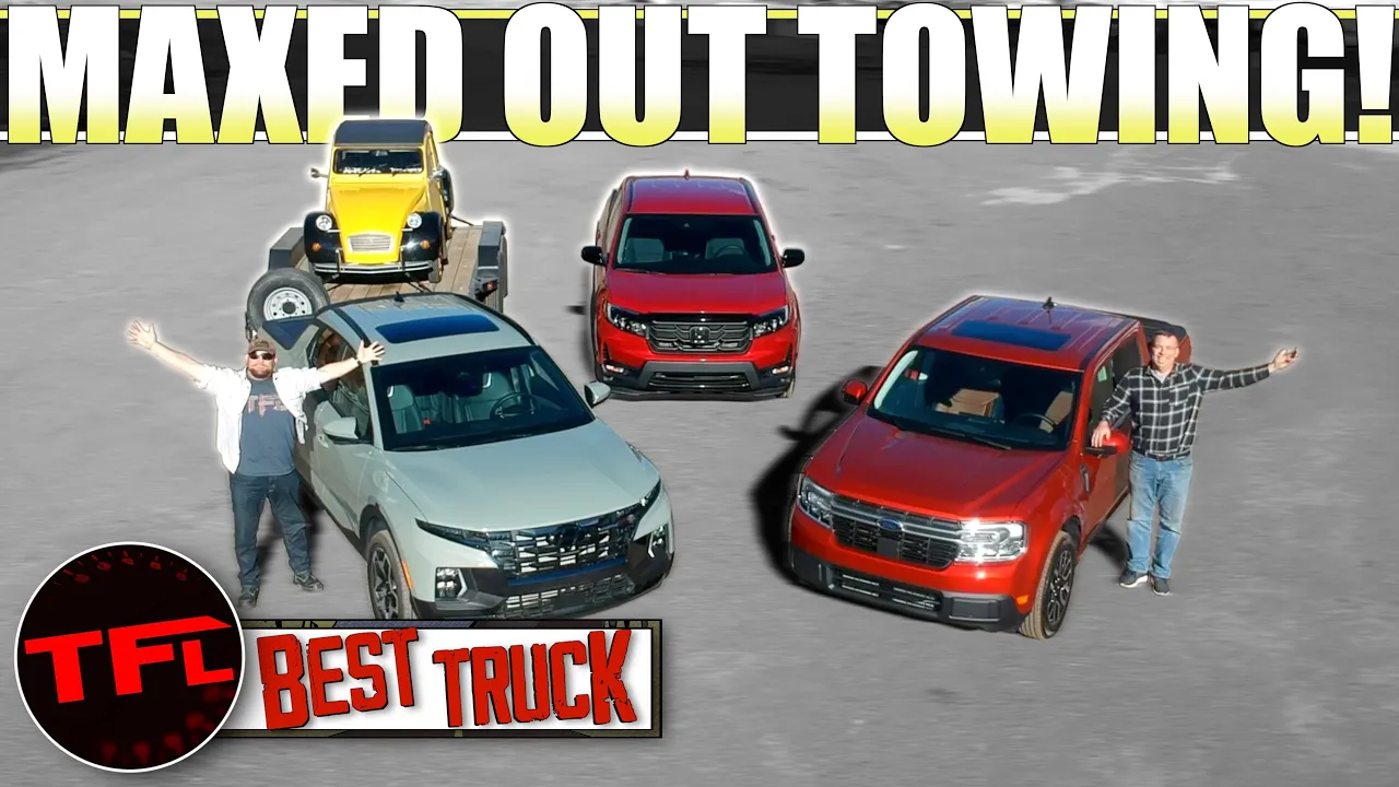 I MAX OUT The Maverick, Santa Cruz & Ridgeline, But Which One Wins The World's Toughest Towing Test?