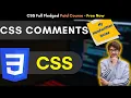 CSS 2021 Tutorial Css Comments comments in css hindi