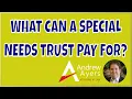 What Can a Special Needs Trust Pay For