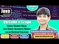 Variable s Scope Static Non-Static Local Tutorial Java Series by Meedhansh K Gupta