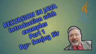 Recursion Recursive Functions Java ISC class 11 class 12 B sc B tech