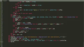 10 HOURS AppleScript Code Typing Effect Developer Screen Network Development Technology