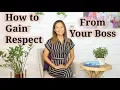 Download How to Gain Respect (from Your Boss or Manager) mp4 3gp mp3 videos - waplic