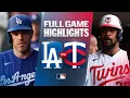 DODGERS vs TWINS Full Game Highlights 26 MLB Highlights
